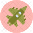 Militärflugzeug  Symbol