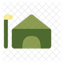 Militarisches Hauptquartier Kommandozentrale Stutzpunkt Symbol