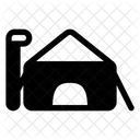 Militarisches Hauptquartier Kommandozentrale Stutzpunkt Symbol