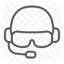 Militärhelm  Symbol