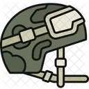 軍事、戦争、ヘルメット アイコン