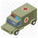 Military Ambulance Medical Transport Healthcare Icon