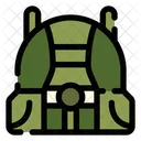 Military Backpack Hiking Journey Icon