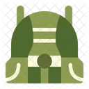 Military Backpack Hiking Journey Icon