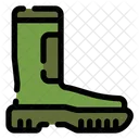 Military Boot Shoe Hiking Icon