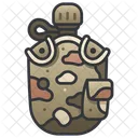 Military Water Bottle Icon