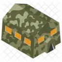 Military Camp Army Tent Outdoor Accommodation Icon
