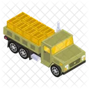군용화물 운송  아이콘