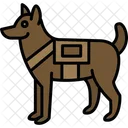 Military Dog  Icon