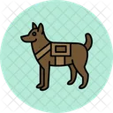 Military Dog  Icon