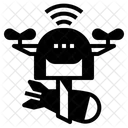 Military Drone Drone Strike Attack Bomb Technology Iot Drone Bomber Icon
