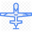 Military Drone Unmanned Aerial Vehicle Uav Drone Technology Icon