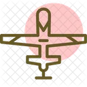 Military Drone Unmanned Aerial Vehicle Uav Drone Technology Icon
