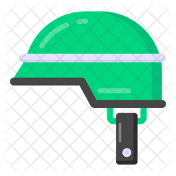 Military Helmet Icon - Download in Flat Style