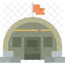 Military Bunker Warehouse Icon