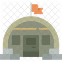 Military Bunker Warehouse Icon