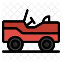 Military Jeep Vehicle Icon