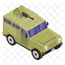 Military Vehicle Armoured Jeep Military Jeep Icon