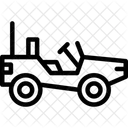 Military Jeep Army Vehicle Icon