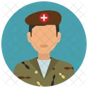 Military Medical Man Icon