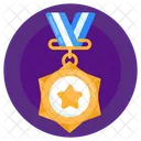 Honor Military Medal Prize Icon