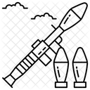 군사 미사일 군사 핵 미사일 아이콘