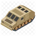 Military Panzer Army Tank Armoured Vehicle Icon