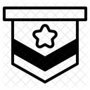 Military Rank Star Badge Badge Icon