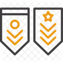 Military Rank Stripes Rank Insignia Service Stripes Icon