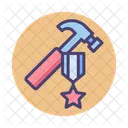 Military Retirement Achievement Success Icon