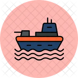 Military Ship  Icon