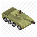 군용 탱크  아이콘
