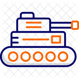 군용 탱크  아이콘