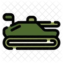 Military Tank Soldier Fighting Icon