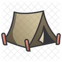 Military Army Tent Icon
