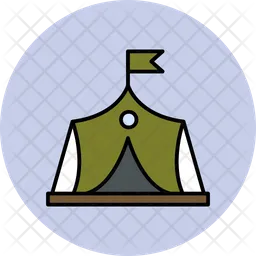 Military Tent  Icon