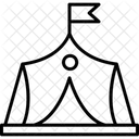 Military Tent Army Camping Icon