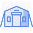 Military Tent Tactical Shelter Field Accommodation Icon