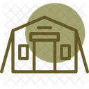 Military Tent Tactical Shelter Field Accommodation Icon
