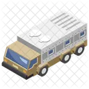 Military Truck Transportation Armored Vehicle Icon