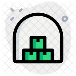 Military Warehouse Boxes  Icon