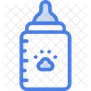 Milk Milk Bottle Paw Print Icon