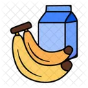 Milk Banana Health Icon