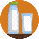 Milk Glass Bottle Icon