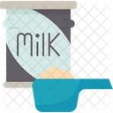 Milk Powdered Drink Icon