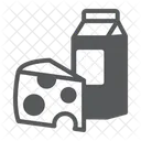 Milk And Cheese  Icon