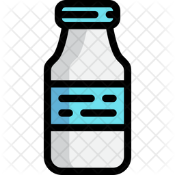 Milk Bottle Icon Of Colored Outline Style Available In Svg Png Eps Ai Icon Fonts