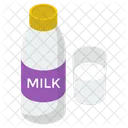 Milk Bottle Liquid Food Milk Can Icon