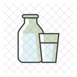 Milk Bottle Icon Of Colored Outline Style Available In Svg Png Eps Ai Icon Fonts