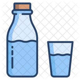 Milk Bottle Icon Of Colored Outline Style Available In Svg Png Eps Ai Icon Fonts